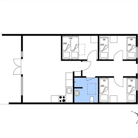 0292-romo-vestergade-3-ap-11 아파트 Havneby