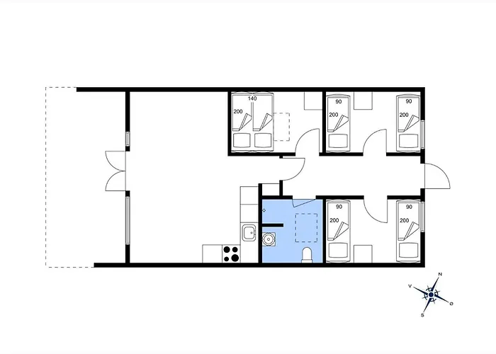 0292-romo-vestergade-3-ap-11 公寓 Havneby
